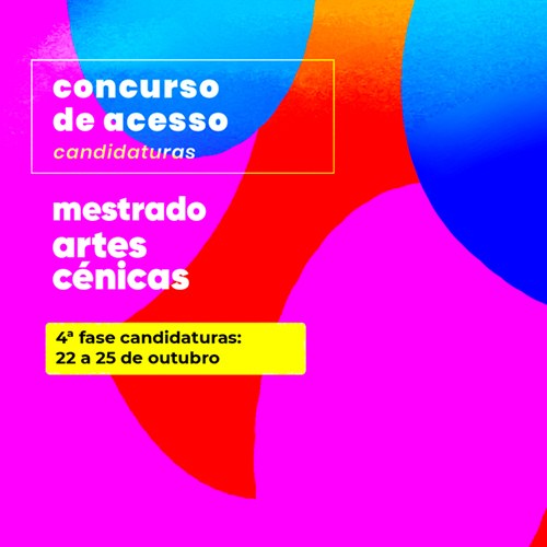 CONCURSO DE ACESSO AOS CURSOS DE MESTRADO - 4ª FASE