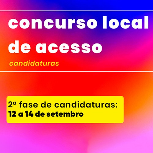 Concurso Local de Acesso da ESMAE - 2ª Fase