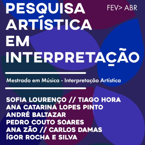 'Pesquisa Artística em Interpretação' - Ciclo de Palestras 